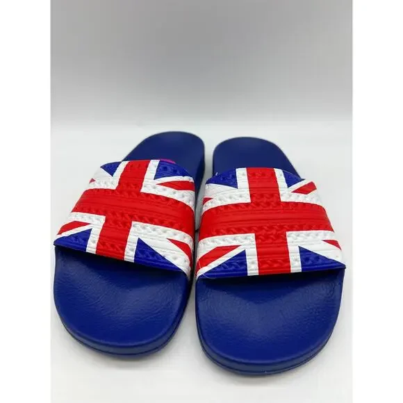 Adidas Originals Adilette Great Britain Slides G55377 Men’s Size 4 NWT - Picture 7 of 12